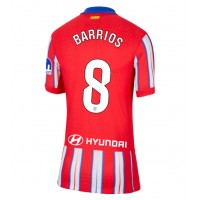 Atletico Madrid Pablo Barrios #8 Replica Home Shirt Ladies 2024-25 Short Sleeve